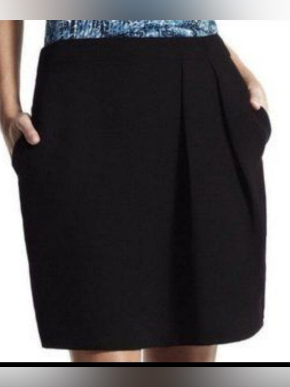 Derek Lam for Design Nation. Pleated Black Mini Skirt. Size Small.